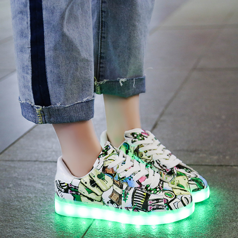 Luminous Shoes, Luminous Shoes, Casual Sneakers - Image 9