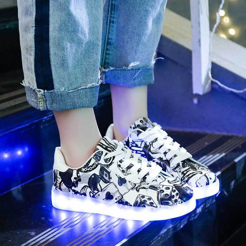 Luminous Shoes, Luminous Shoes, Casual Sneakers - Image 5